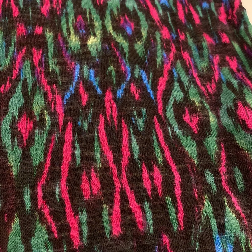 Missoni designer luxury knit colorful long sleeve knit top Medium artsy graphic - Picture 3 of 4